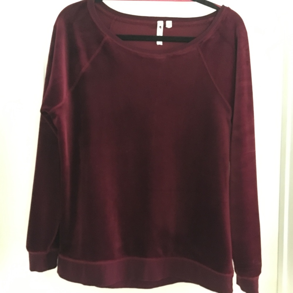 Cable and Gauge Velour Top